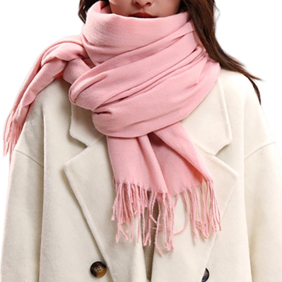 Winter Sjaal Warme Zachte Sjaal Sjaal Vrouwen Stola Bruiloft Winter Sjaal Grote Kalk Warm Elegant Herfst 180 * 70 cm