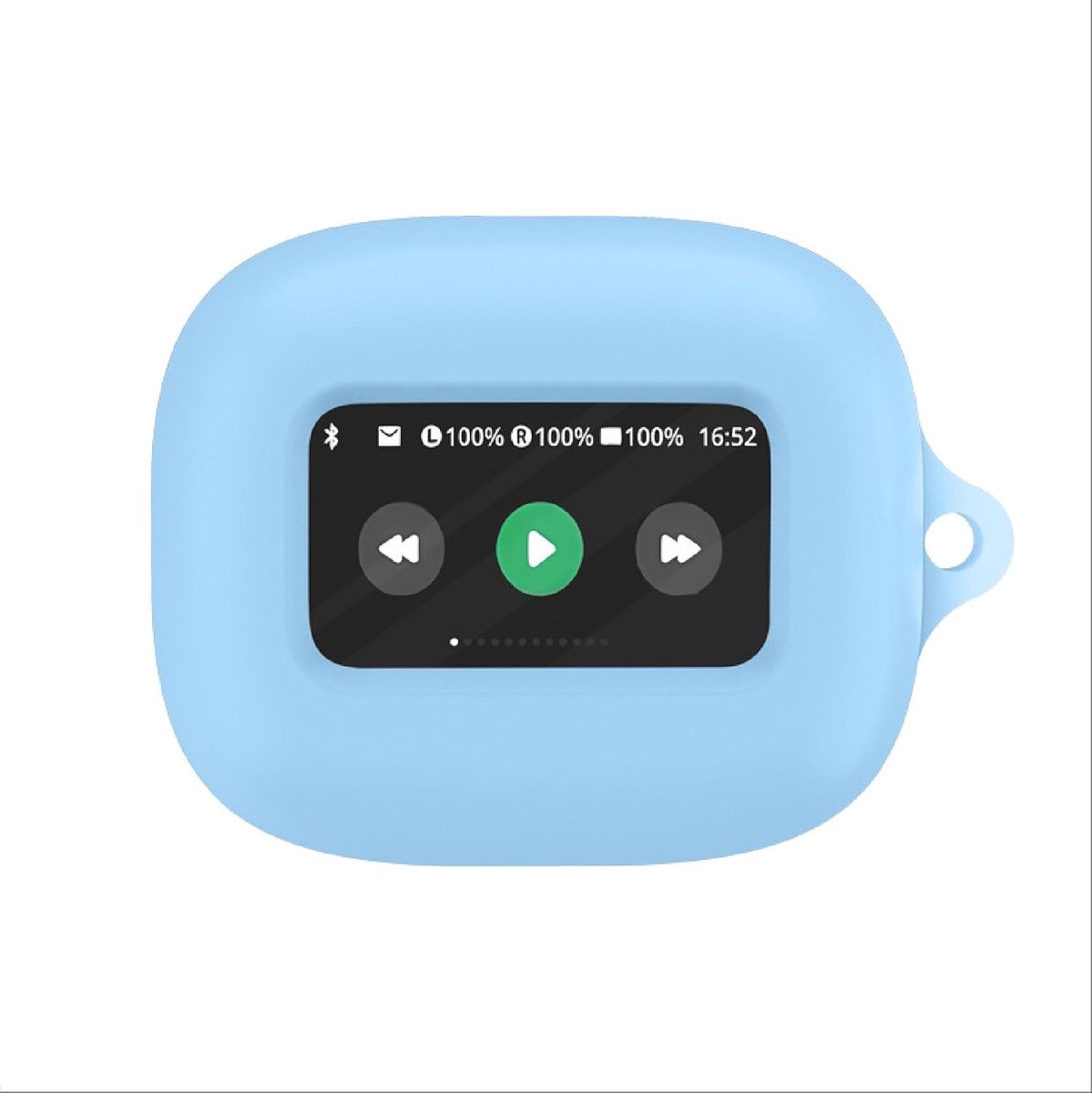 Hoesjes compatibel met JBL Live Beam 3, siliconen hoes, lichtgewicht, schokbestendig, draagbaar - blauw