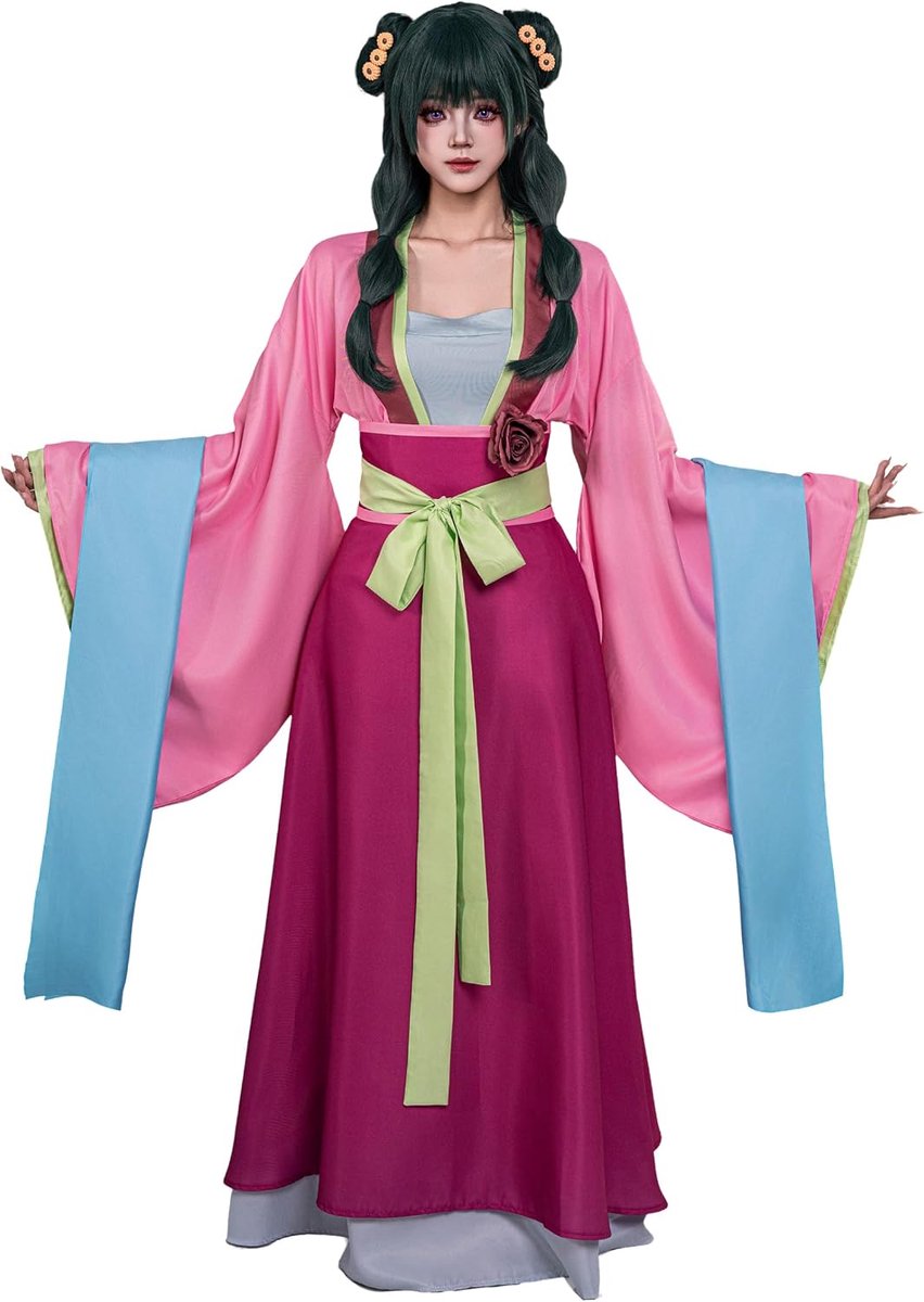 Vrouwen Anime Maomao Tuinfeest Cosplay Kostuum (L)