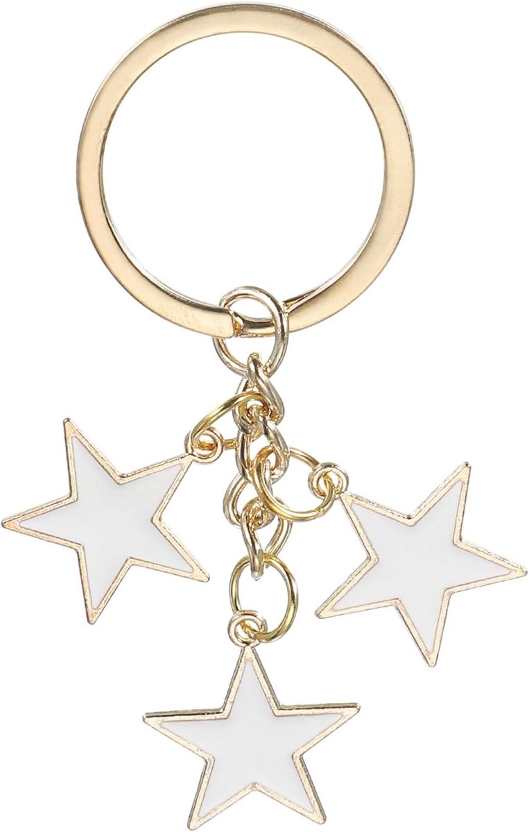 Dames, Emaille Emaille Emaille Sleutelhanger Auto Sleutelhanger Hanger Decoratie voor Tas En Koptelefoon Hoes - Wit