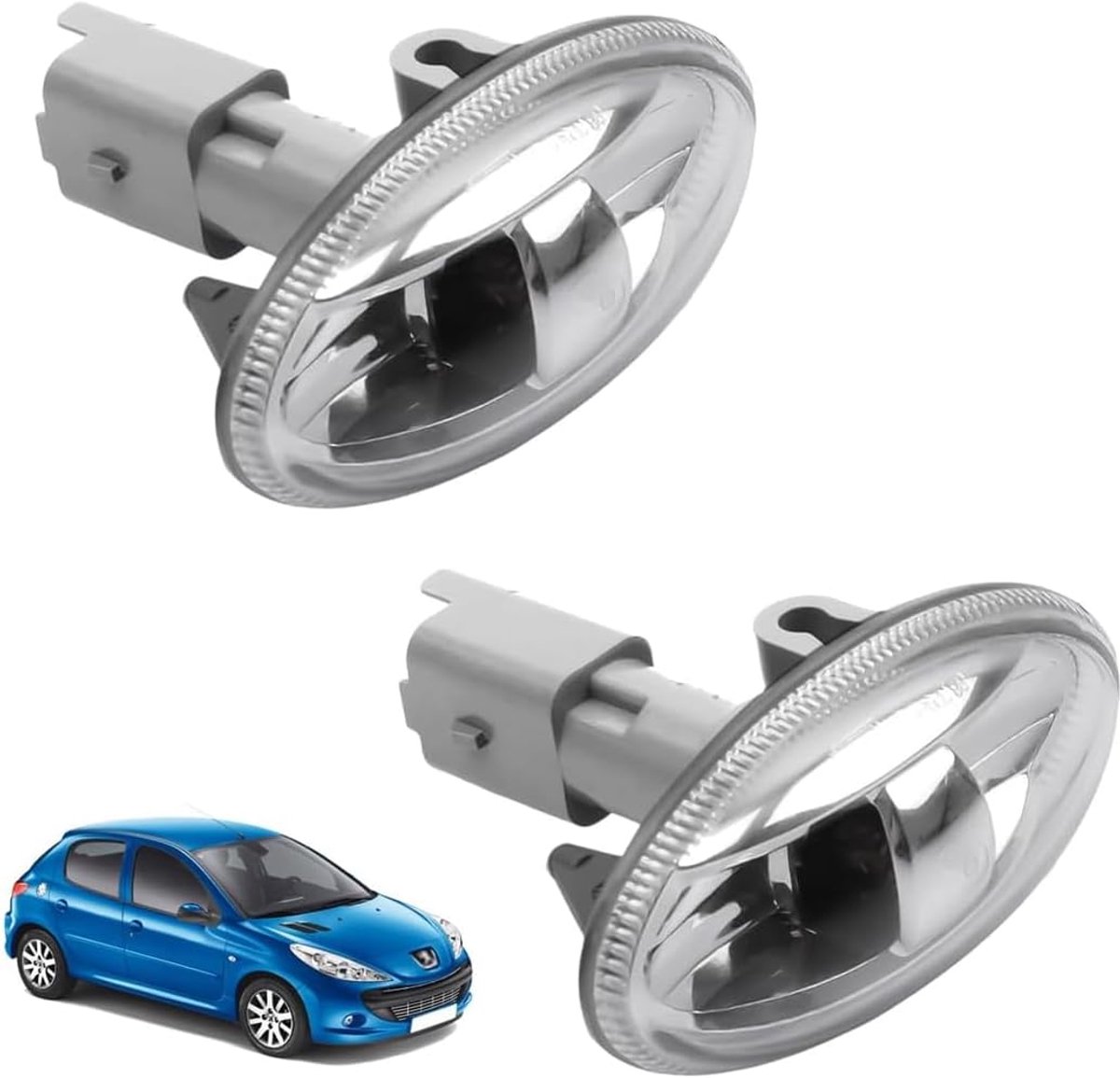 2 stuks voor Citroen Berlingo zijknipperlichten links, rechts voor Citroën Berlingo C1 C2 C3 C5 Xsara voor Peugeot 107 206 307 407 607 Partner