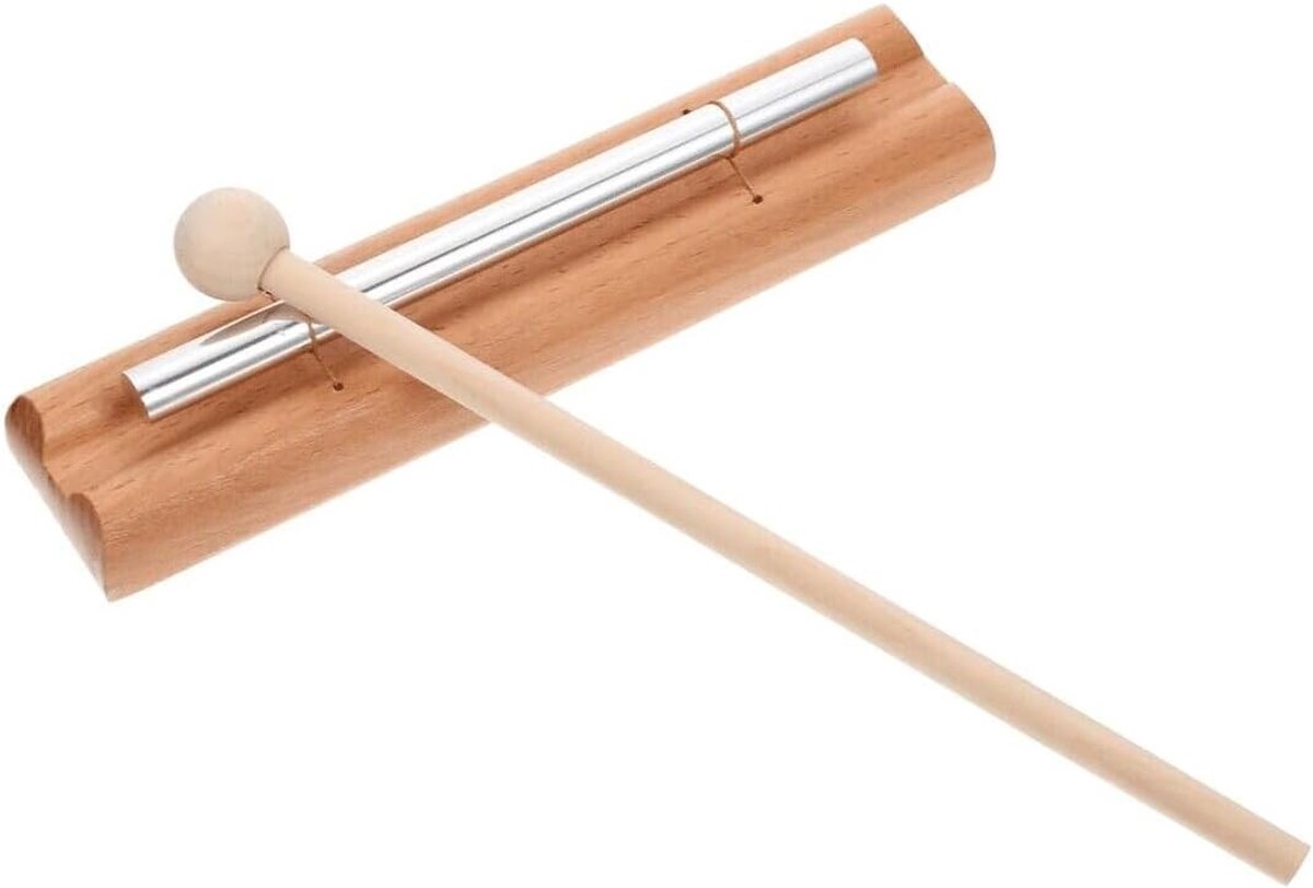 Klankstaaf,Chimes Muziekinstrument,Klankstaven Met Houten Stokken,Houten Kloppers Mallet Drumsticks,Voor Meditatie,Yoga,Vroege Muzikale Opvoeding,Gebed,Klaslokaal,Kiuiom