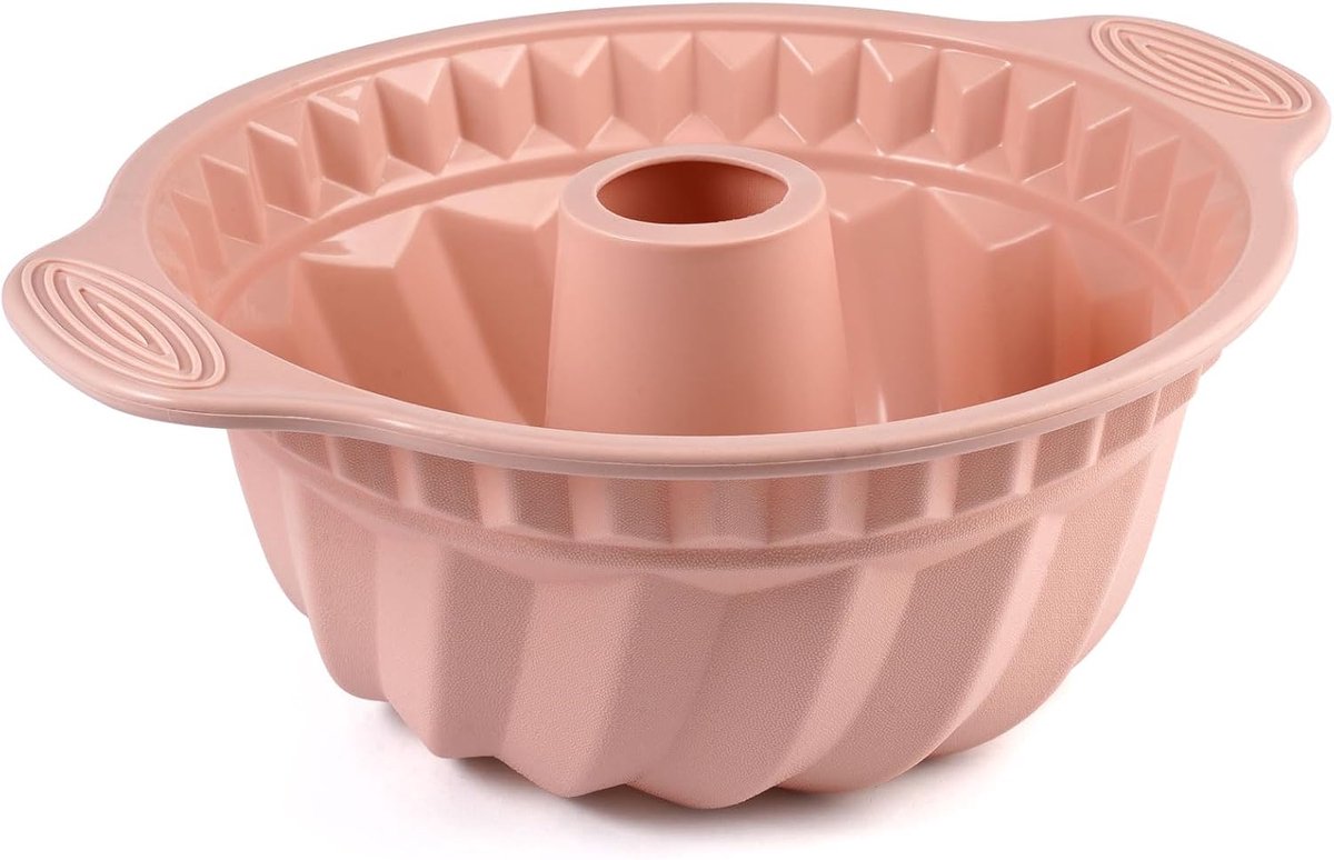 24cm Gugelhupvorm siliconen, siliconen bakvorm Gugelhupf groot | Gugelhupvorm antiaanbaklaag, kogelhoep-taartvorm voor cake, goederen, gelatine, brood