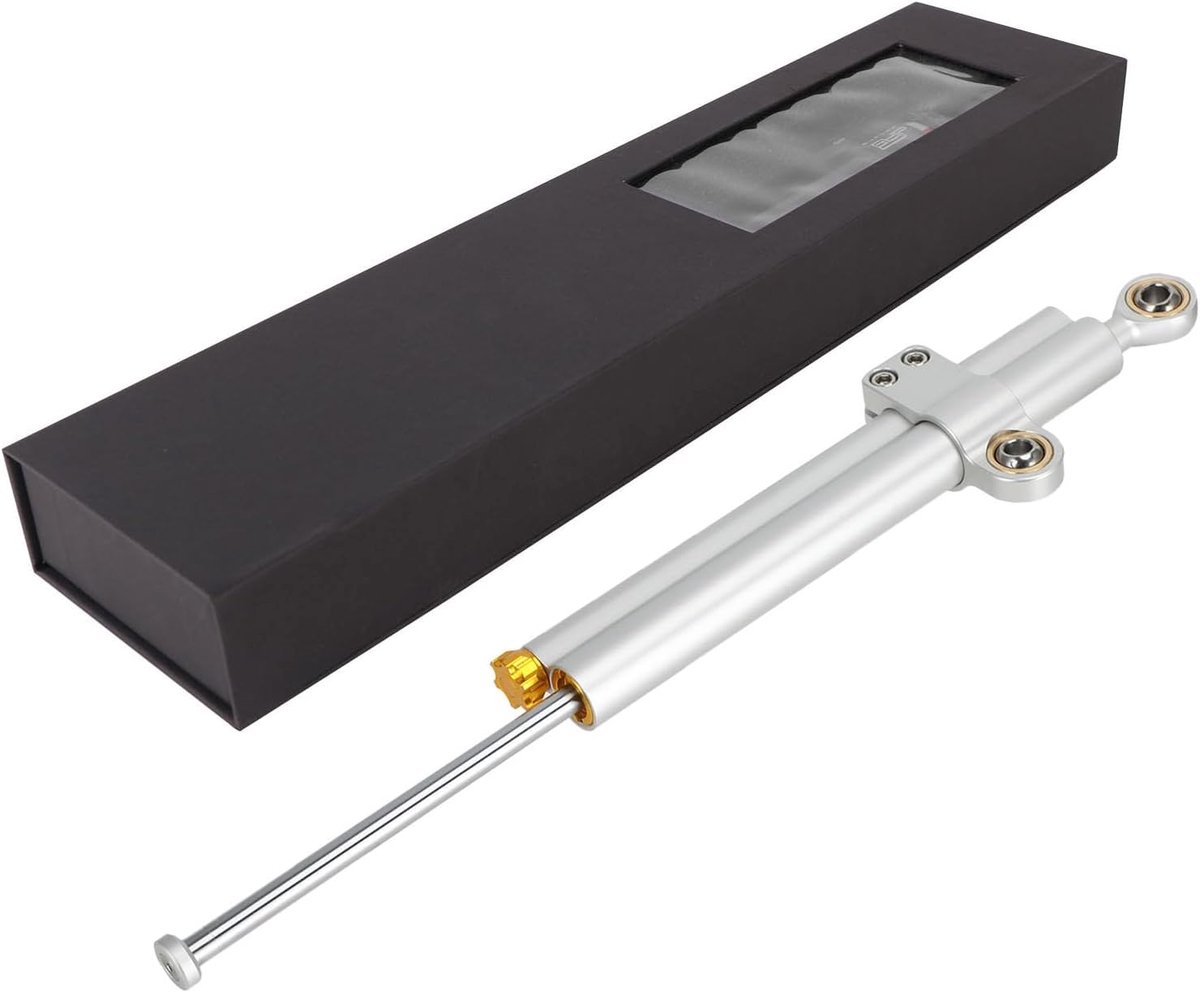 36cm/14.2in Motorfiets Steering Demper Stabilisator, CNC Aluminium | Stuurdemper Stabilizer Veiligheidscontrole Stuurdemper voor de meeste Straat Motorfiets