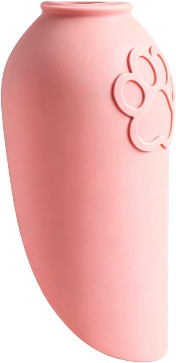 Hond Waterfles - Opvouwbare Puppy Waterer - Hydratatie Onderweg - Ruimtebesparende Opvouwbare Beker - 15 cm - Roze