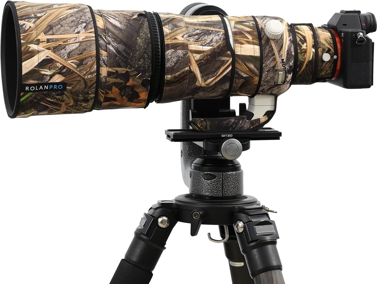 Lenshoes voor Sony FE 100-400mm - Waterdichte camouflage - Bescherming voor natuurfotografie - Rolanpro - ShopVlot