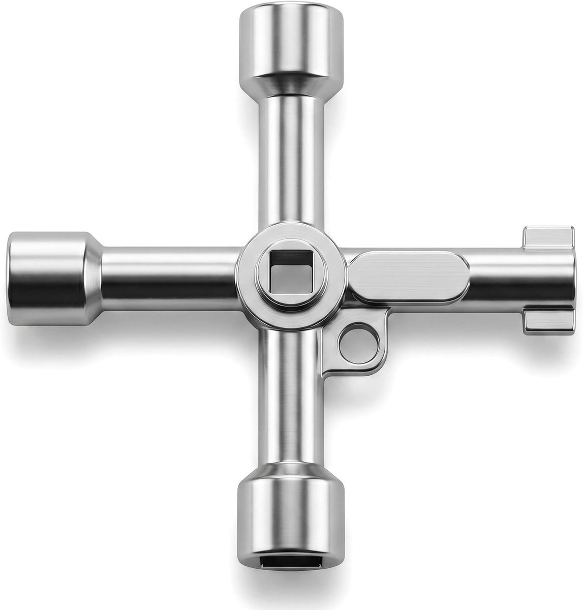 Driehoekige klepsleutel 5-in-1 - multifunctionele sleutel voor water- en gasmeter - ideaal voor huishoudelijk gebruik - ShopVlot
