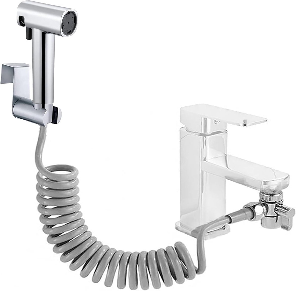 Bidet Handdouche Set - Dual Jet Modus - ABS Spraykop met Verhoogde Druk - Voor Hygiënische Reiniging - ShopVlot