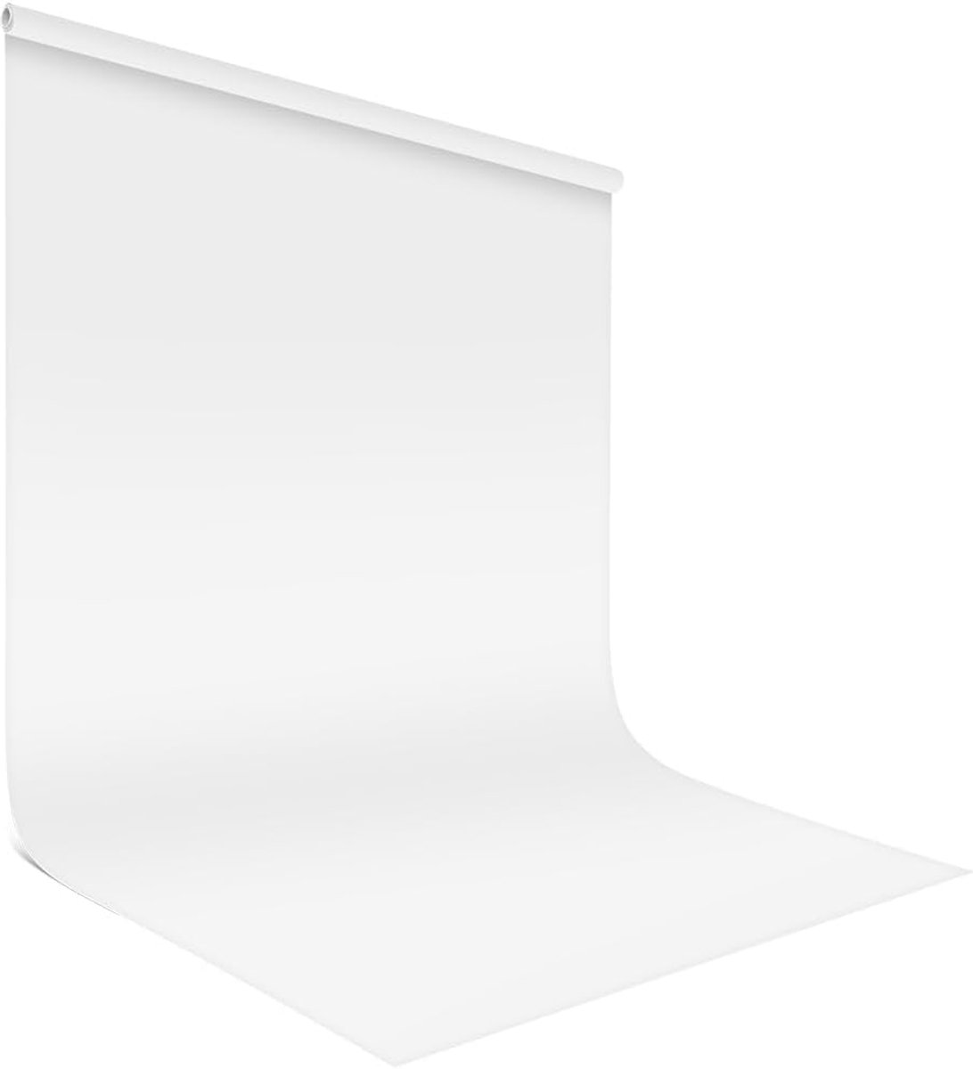 Fotografieachtergrond Doek - Opvouwbaar Scherm - Video Opnamen - Kreukvrij Materiaal - 1.5 x 2 M - Wit