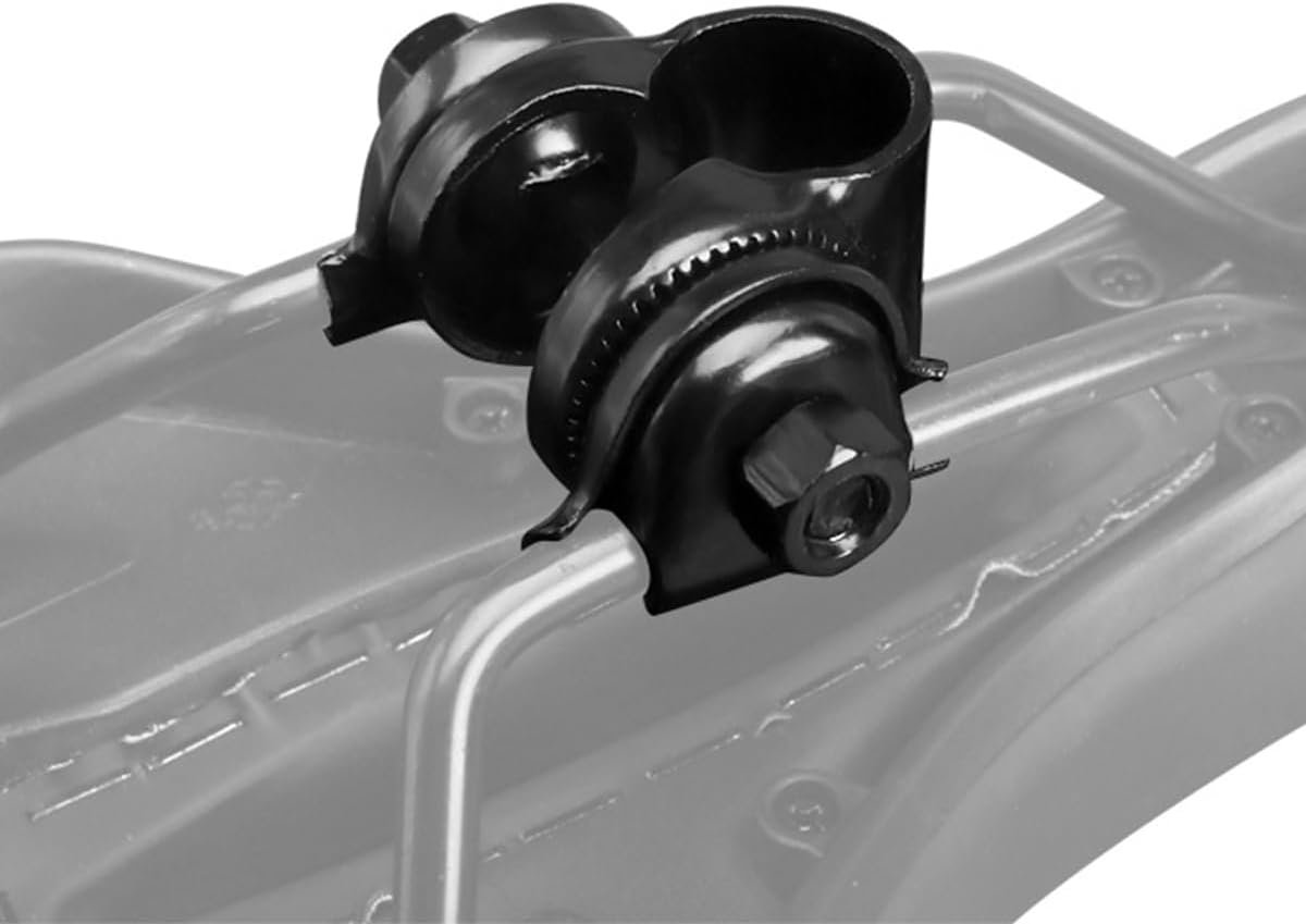 Fiets zadelklem 24mm - metaal - voor standaard rail zadel - eenvoudige installatie - SnelShoppen