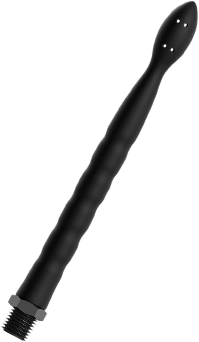 Vaginale douche en klysma reiniger - zwarte siliconen - ergonomisch design - eenvoudig te installeren - SnelShoppen