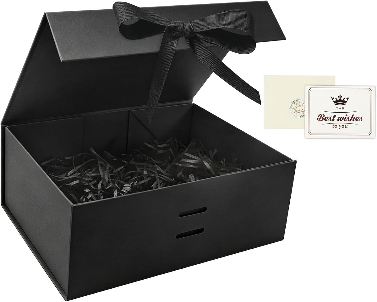 geschenkdoos 22 x 16,6 x 8,6 cm - magnetische sluiting - opvouwbaar - luxe cadeauverpakking - SnelShoppen