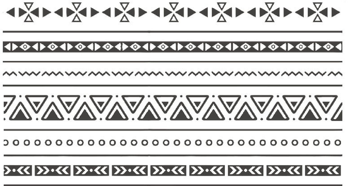 Tijdelijke tattoo tribal enkel 3 dagen