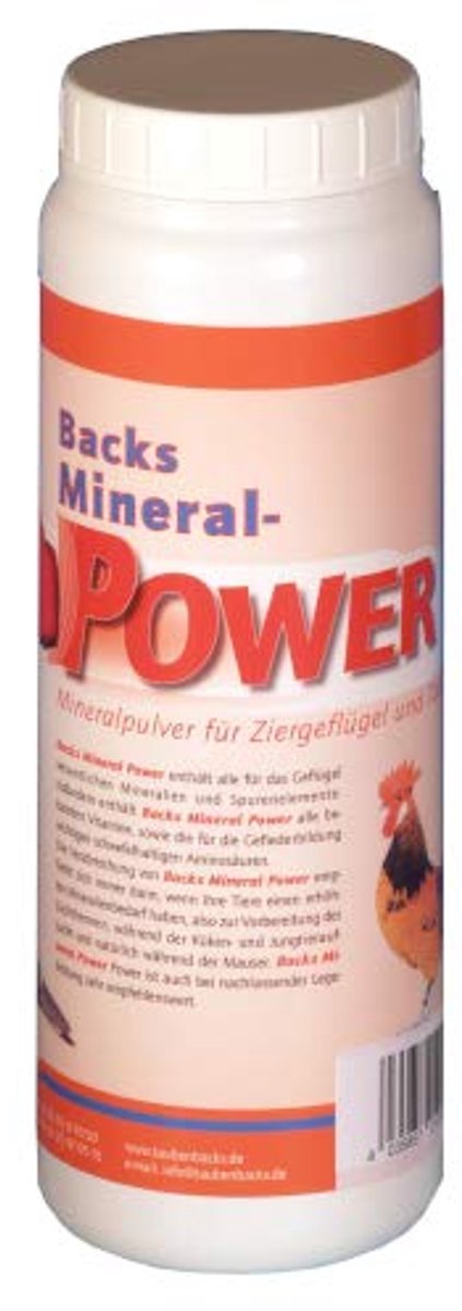 Mineraalvoer voor duiven 1 kg - Backs Mineral-Power - voor optimale gezondheid - versterkt het immuunsysteem - ShopVlot