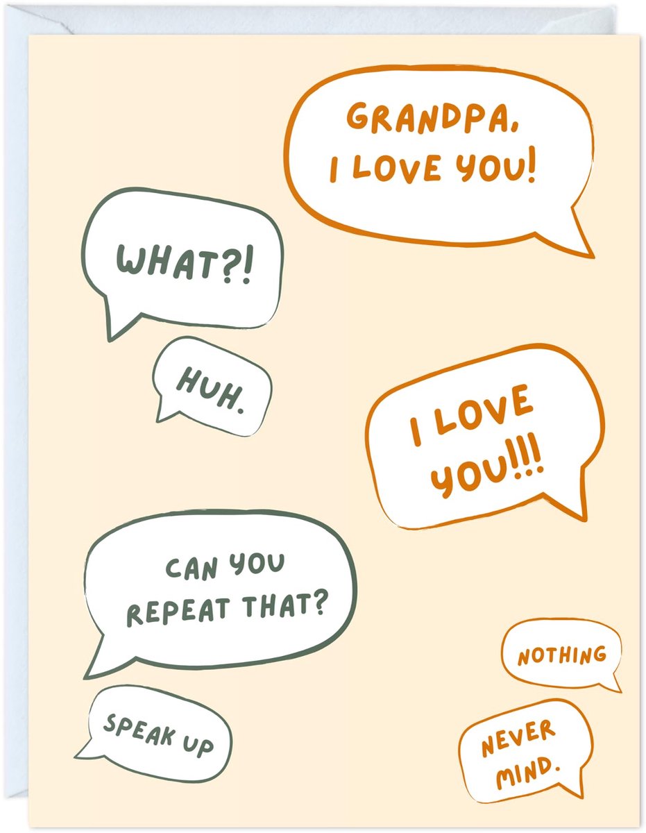 Vaderdagkaart voor grootvader - Kawaii wenskaart - Opa ik hou van jou - Perfecte verrassing - ShopVlot