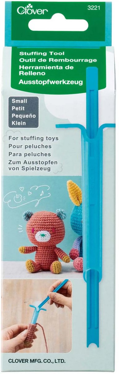 Clover Stuffing Tool - Vulgereedschap - Klein - Blauw