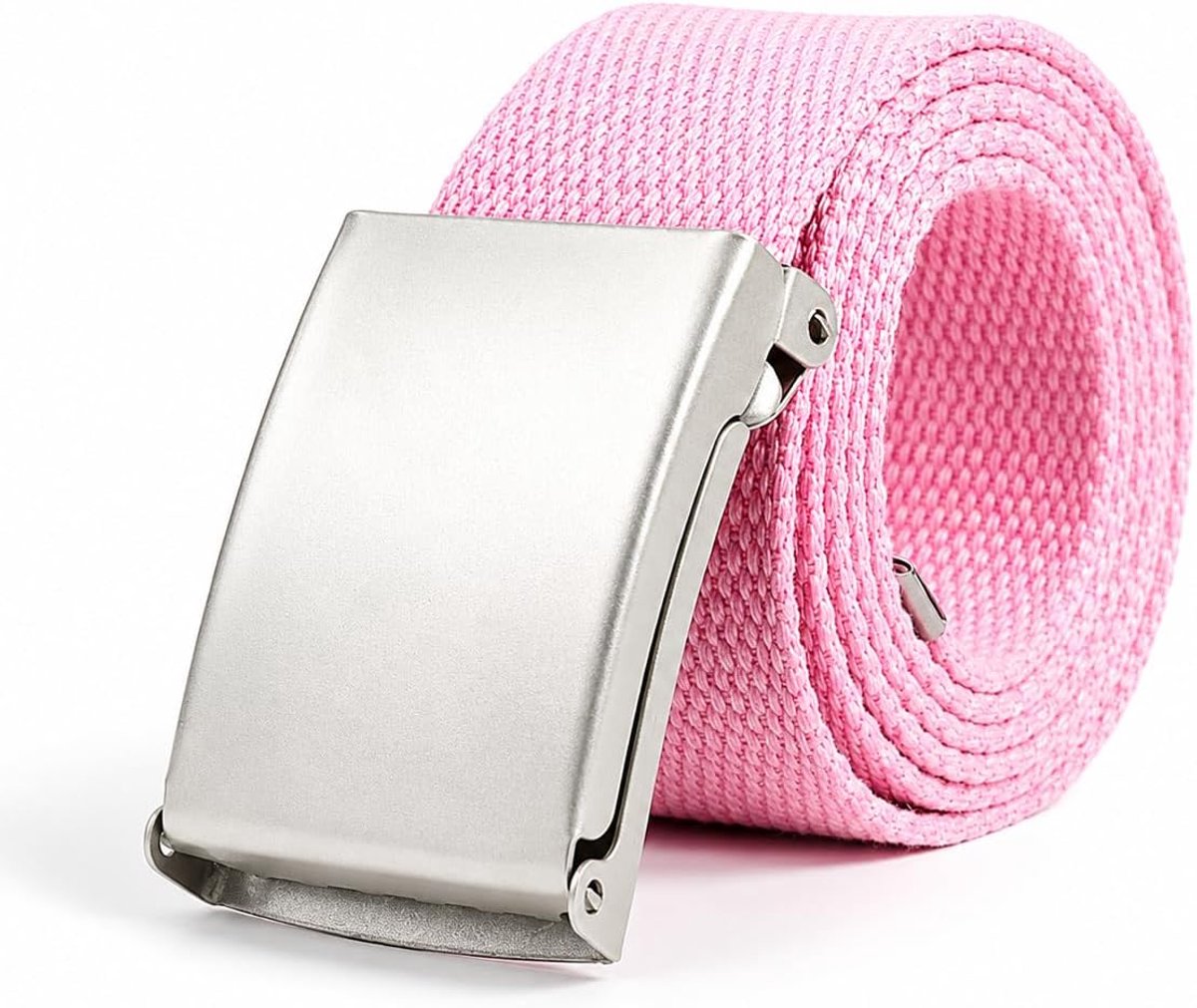 Riem zonder gaten 130 cm - traploos verstelbare canvas riem - uniseks - ideaal voor outdoor en werk - ShopVlot