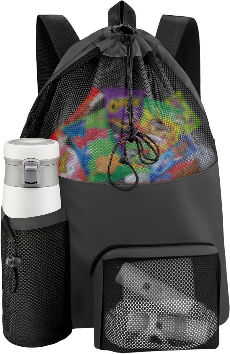 Zwemtas 47 x 58 cm - Waterdichte mesh-rugzak met trekkoord - Ideaal voor sport en zwemmen - ShopVlot