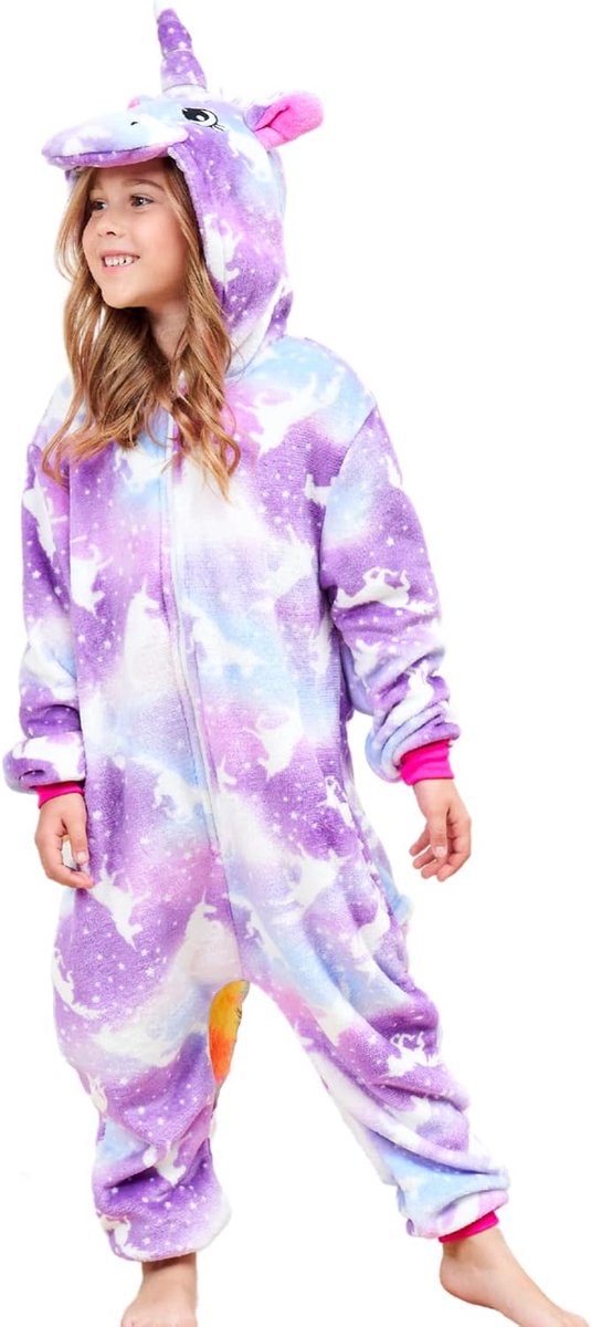 Meisjes slaappakken unicorn - zachte stof - kleurrijk design - perfecte nachtrust voor kinderen - SnelShoppen
