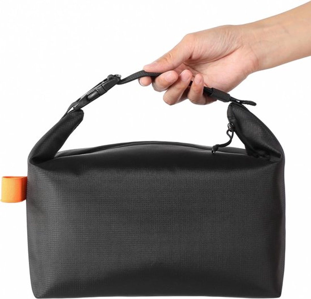 Lunchtas voor dames en heren, Lunchbox, kleine lekvrije koeltas, lunchcontainers met hoge capaciteit, herbruikbare lunchtassen voor werk, kantoor, picknick, reizen (zwart)