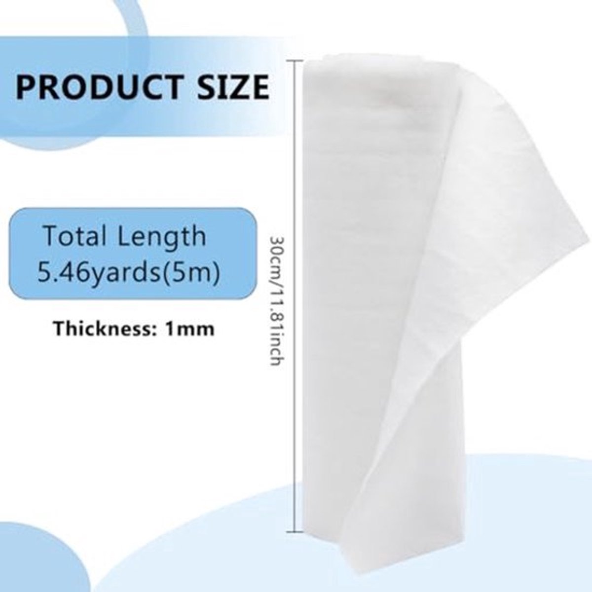 Witte ventilatiefiltermedia - Elektrostatische luchtfilterrol 5m x 30cm - Geschikt voor HVAC en AC