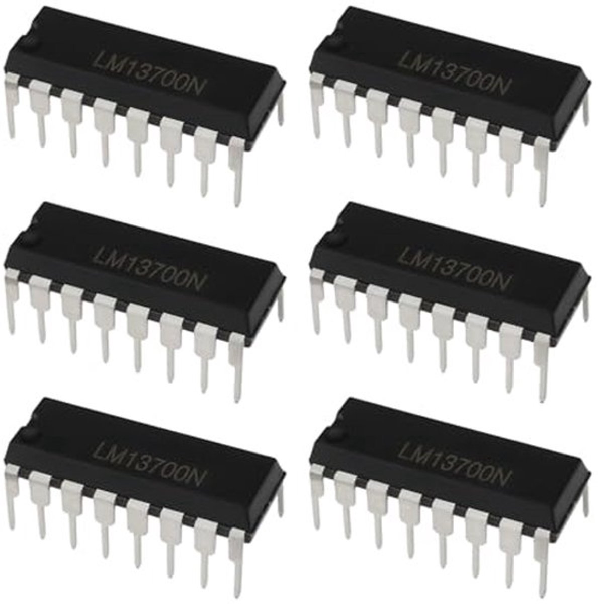 6Pcs LM13700 N Dual Transconductance Op-amp 16 DIL DIP voor Elektrische Apparatuur Transconductance Versterker