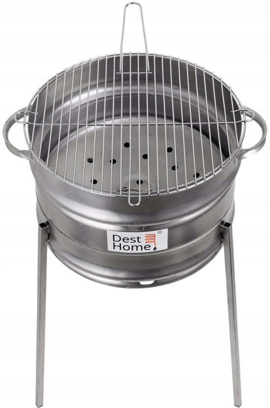 Merkloos 2-in-1 Grill & Vuurkorf - Stevig Staal, Duurzaam Tuinplezier — afbeelding 2