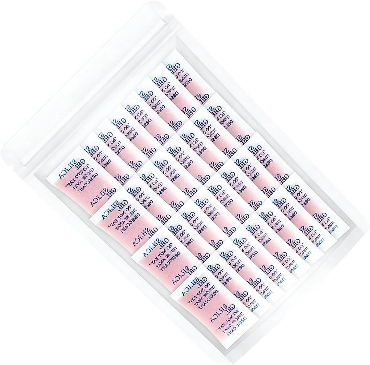 Vochtopnemer - Ontvochtiger Droogmiddel - Elektronica Beschermen - Herbruikbaar met Indicator - 8.5 x 4.7 cm - Oranje