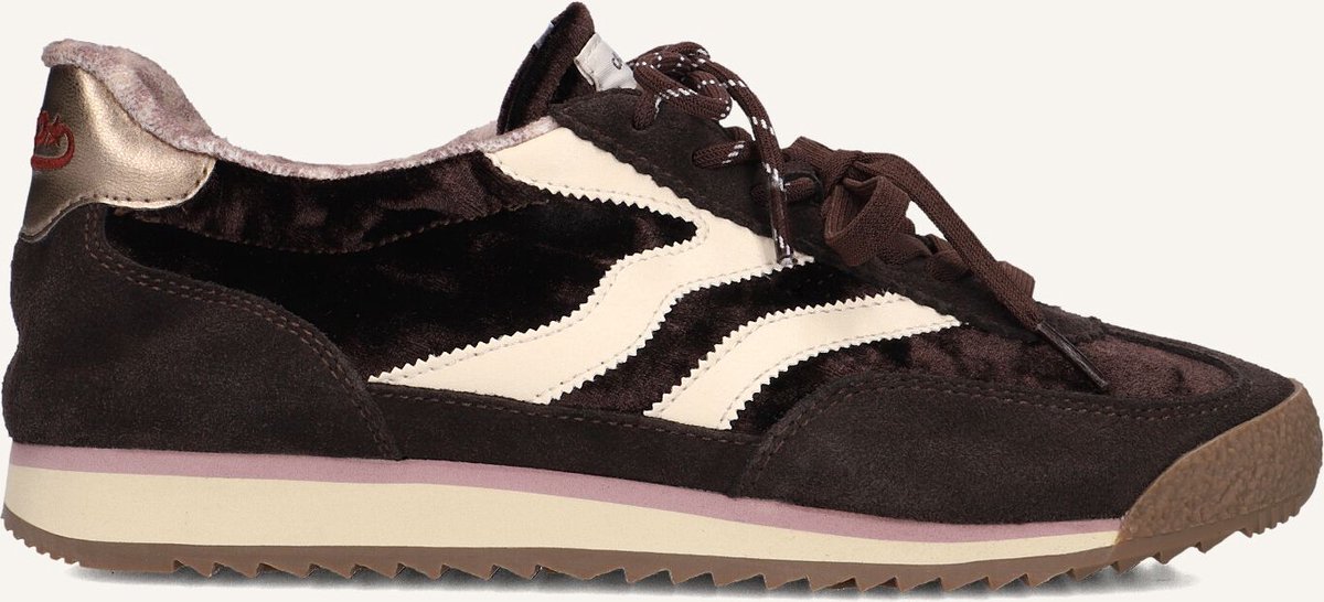 MRP Utah Sneakers - Textiel - Dames - Bruin - Maat 36