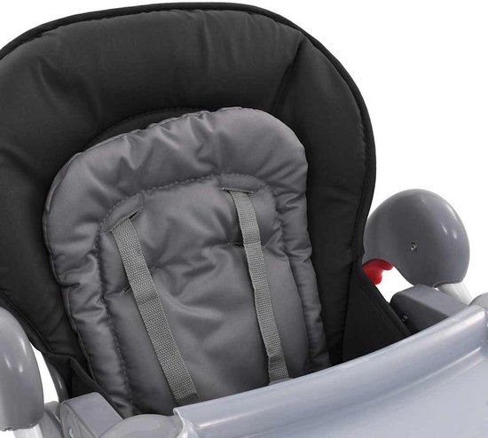 vidaXL Kinderstoel - Hoog - Grijs - Verstelbaar - 6-36M Kinderstoel - Kinderstoeltje - Eetstoel Voor Kinderen - Kindermeubilair - Babyspullen van Vidaxl — afbeelding 5