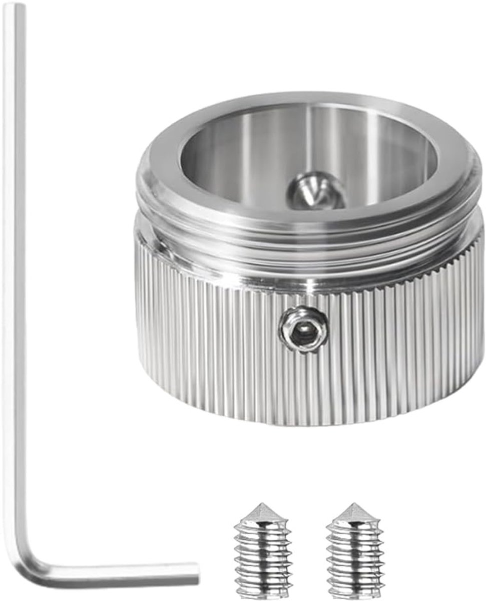 Thermostatisch radiatorventieladapter M30 x 15 - roestvrijstaal - verwarmingsventielkop - eenvoudige installatie - ShopVlot