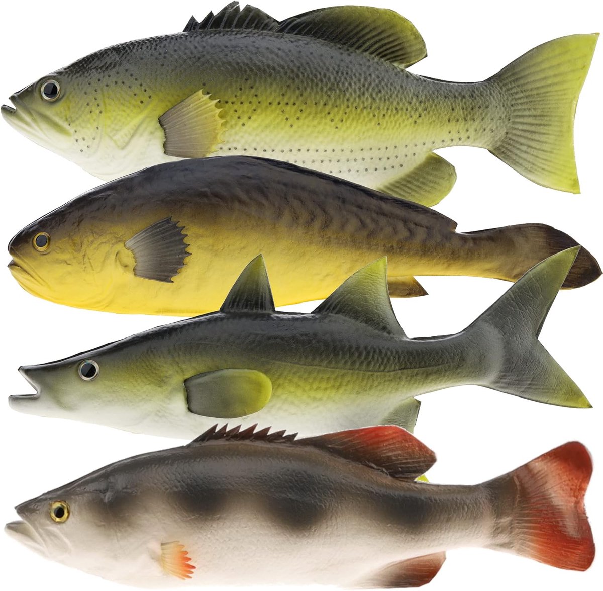 Nepvissen decoratie 4 stuks - realistische marine dieren - levensechte uitstraling - perfect voor feesten - ShopVlot