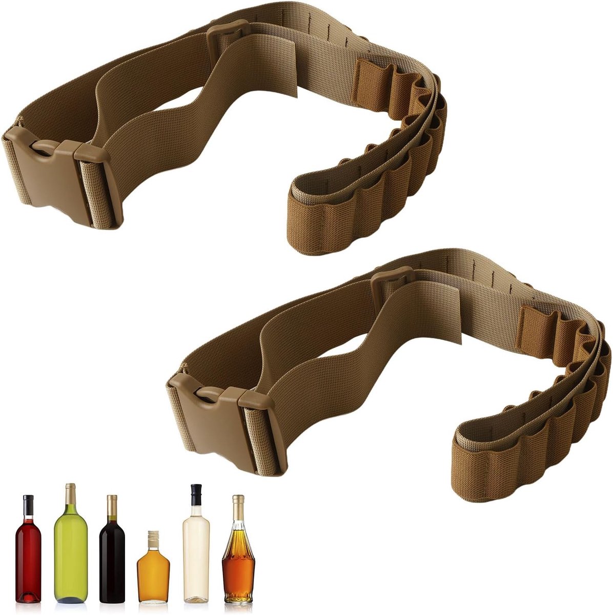 Beater Belt Pack van 2 - 27 Slots - Snuggle Belt - Perfect voor feestjes - ShopVlot