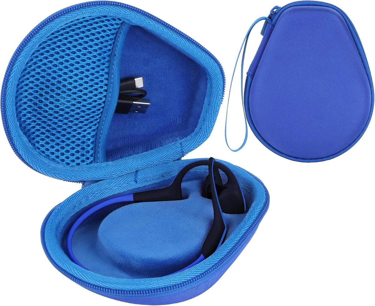 Hard case voor SHOKZ OpenRun/Pro 2 Mini - EVA nylon - waterdicht en stofdicht - ideaal voor onderweg - ShopVlot
