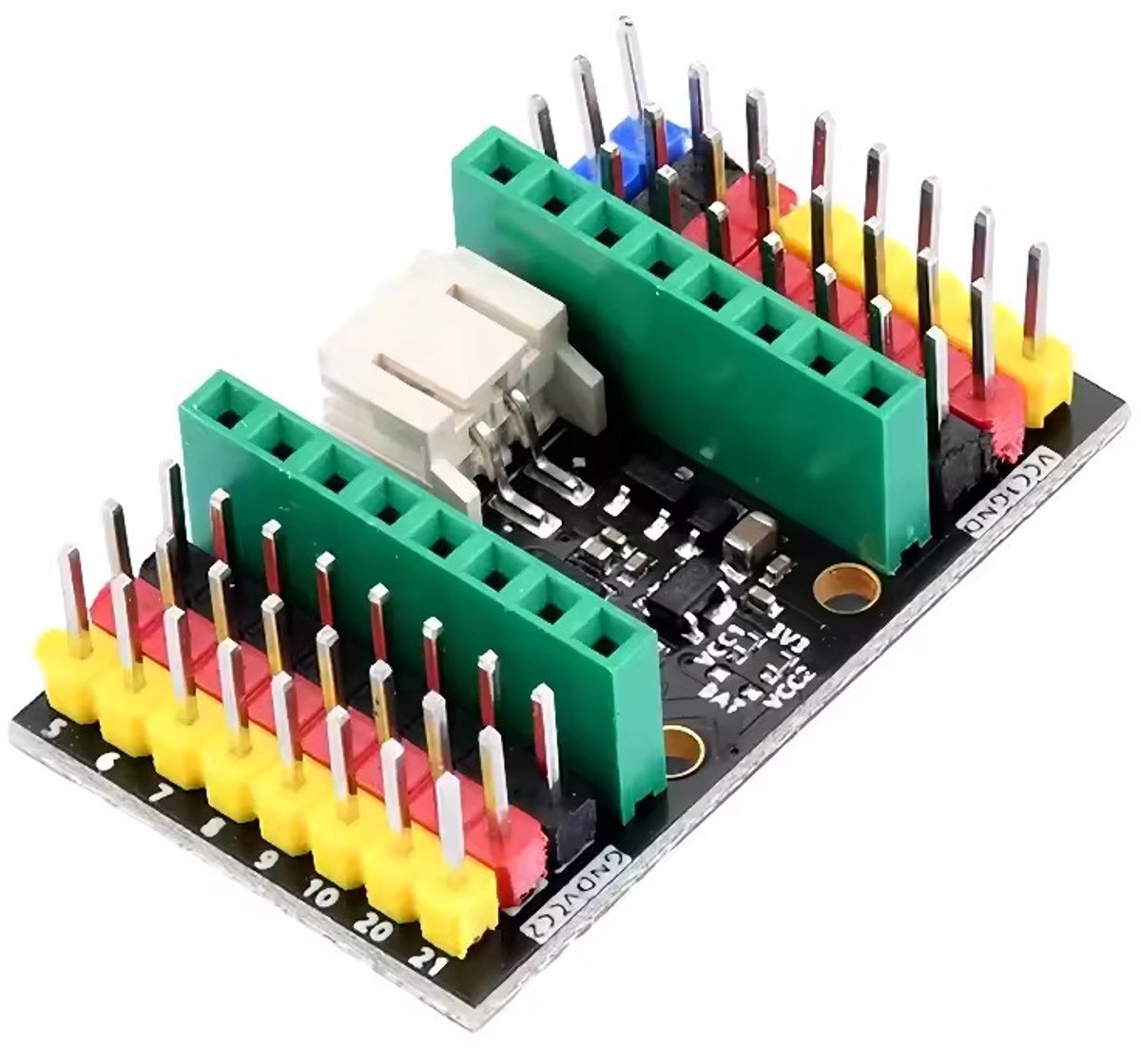 ESP32-C3 Development Board Uitbreidingsmodule met Grove Aansluiting en Pinheaders