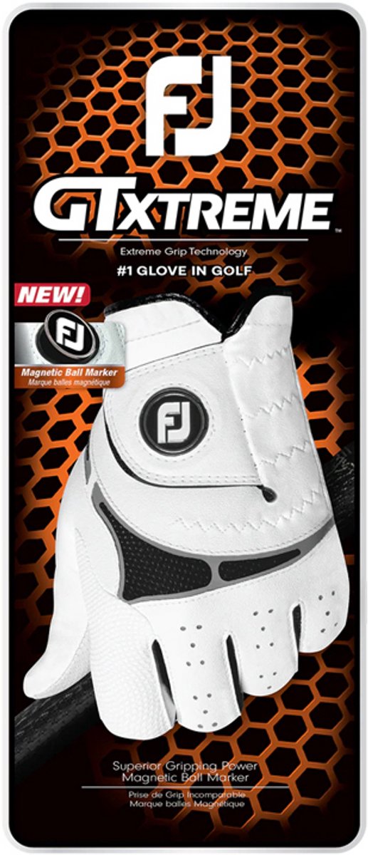 Footjoy GTXtreme Golfhandschoen 64875, wit Maat M, Linkerhandschoen (Rechtshandige speler) van Footjoy — afbeelding 5