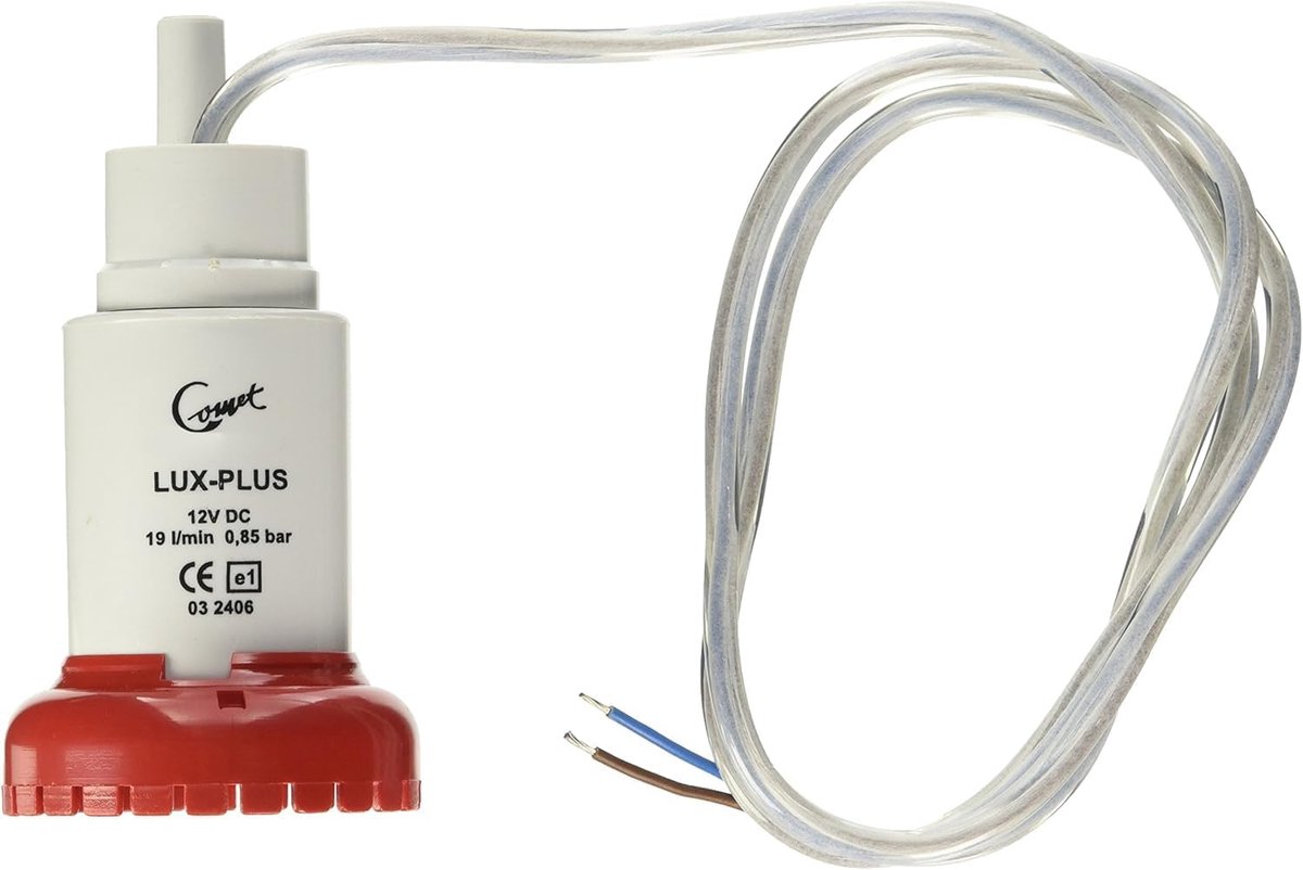 Dompelpomp Lux-Plus 19 l - Rood - 0,85 bar - Ideaal voor campinggebruik - ShopVlot