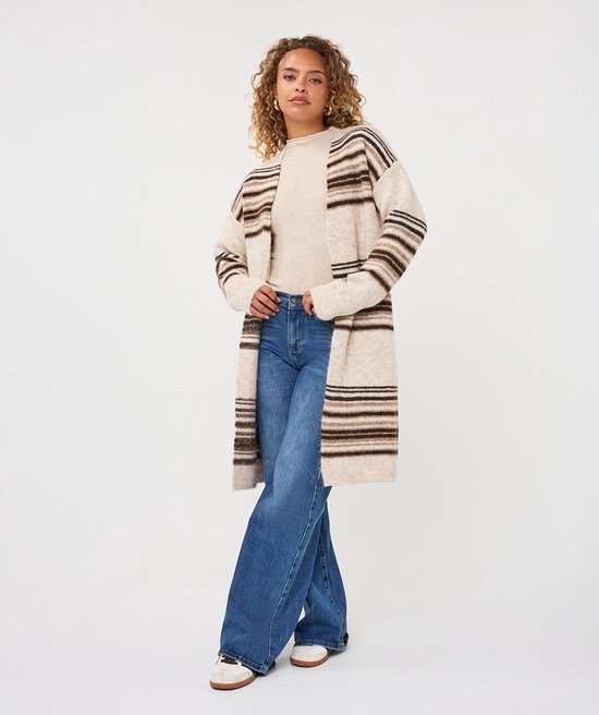 Esqualo vest F26-18504 - Biscuit Melange
