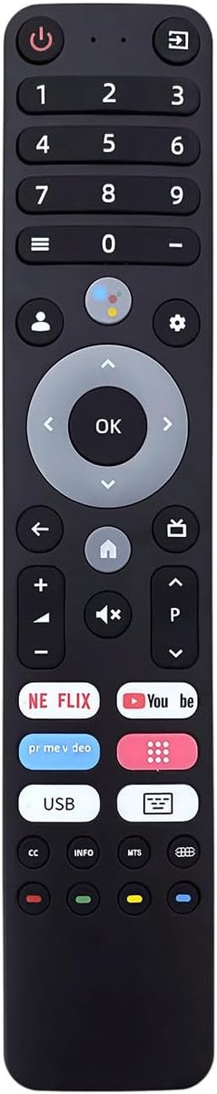 Afstandsbediening vervanging voor Peaq TV - universeel - 30 dagen retour - 12 maanden garantie - ShopVlot