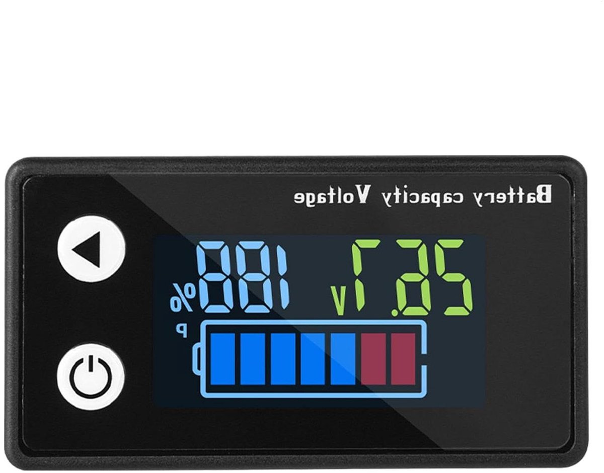 Batterij Indicator - Capaciteitsmeter Voltage Meter - Accu Status Controleren - IP67 Waterdicht - 6 x 3.2 x 1.5 cm