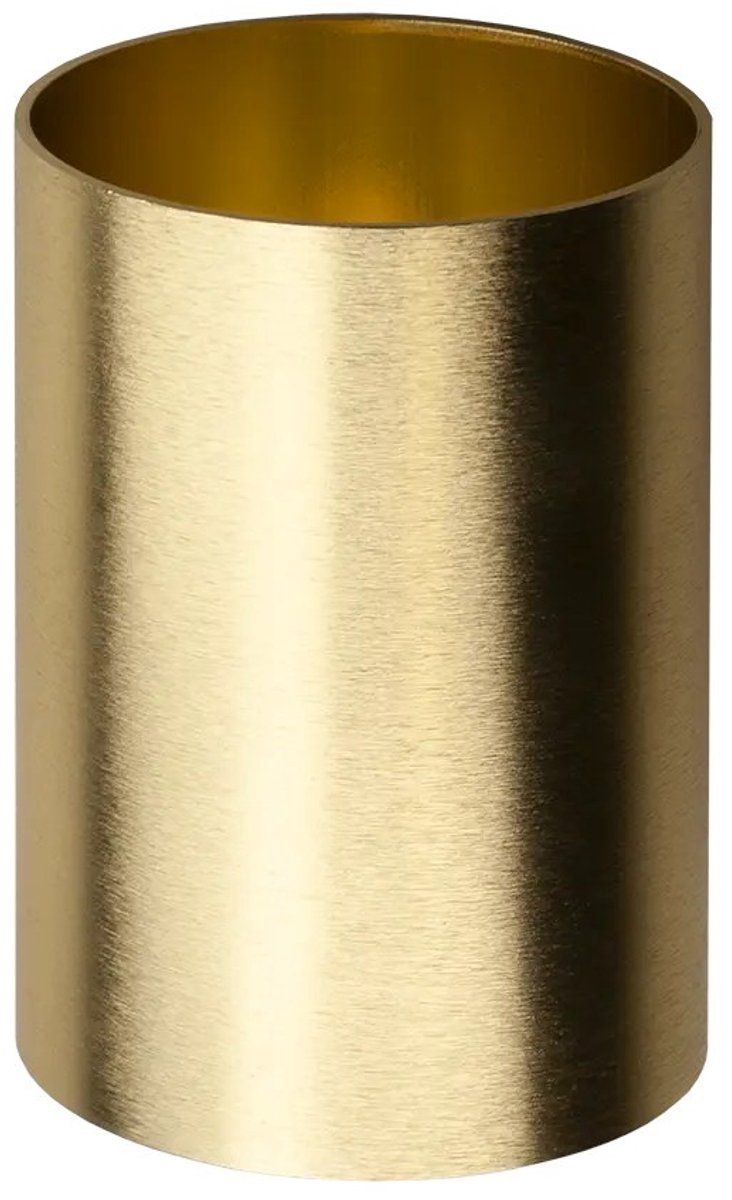 Nysit Cylinder Taboo lampenkap: cilindervormige kap in de kleur goud, uit de Premium-collectie. Lichtbron niet inbegrepen.