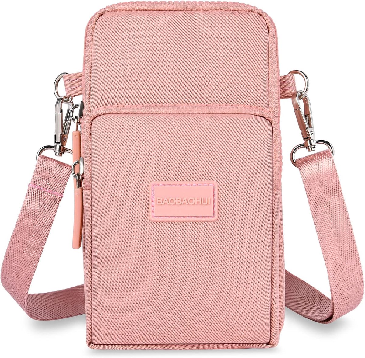 Crossbody tas mobiele telefoon - kleine portemonnee met verstelbare schouderriem - SnelShoppen