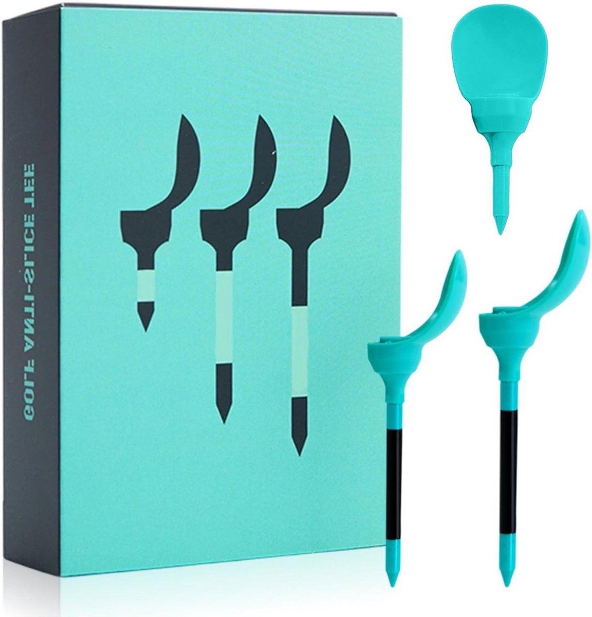 Golf Tees Bloemvorm - Trainingsmateriaal Golf - Golf Oefenen - Ruimtebesparend Ontwerp - 8 Stuks - Niet gespecificeerd