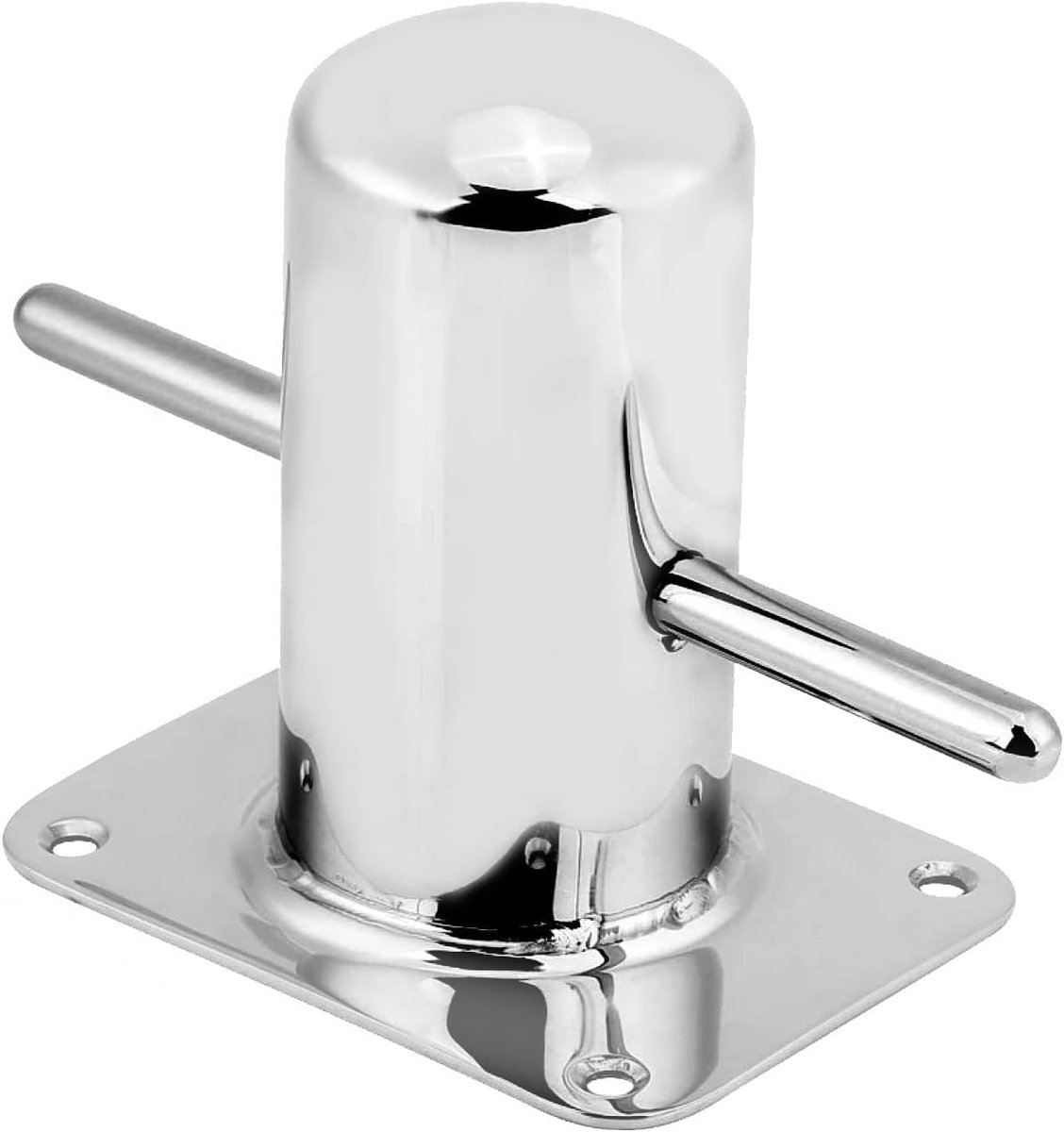 Cross Bollard Mooring Bit, RVS Boot Bollard Mooring Cleat Voor Marine Yacht 120mm * 90mm