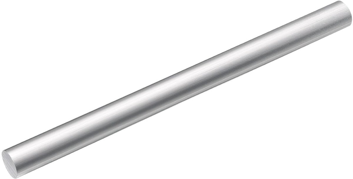 Ronde stang van aluminium, diameter 0,63 cm, van solide aluminium 6061, lengte 30,5 cm, voor handgereedschap