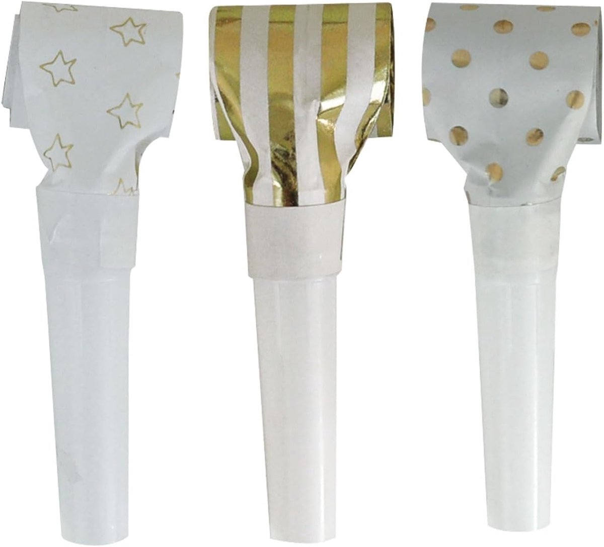 Rolling tongues feestelijke gouden collectie - 6 stuks - luxe uitstraling - ideaal voor speciale gelegenheden - SnelShoppen