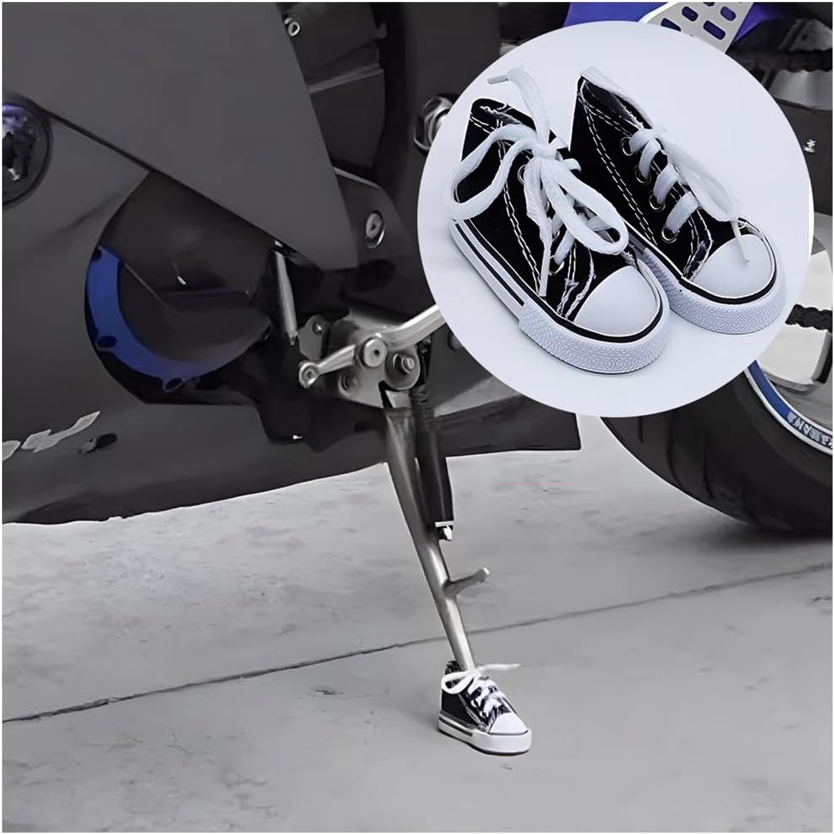 Kleine Schoenen Motorfiets Zijstandaard, Fietsvoetsteun Motorfiets Voetsteun, Gepersonaliseerde Moto Voetsteun Zijstandaard