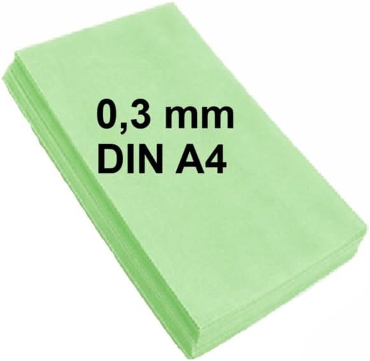 Paper Wafelpapier Wafelpapier DIN A4, 0,30 mm, 25 vellen - Groen