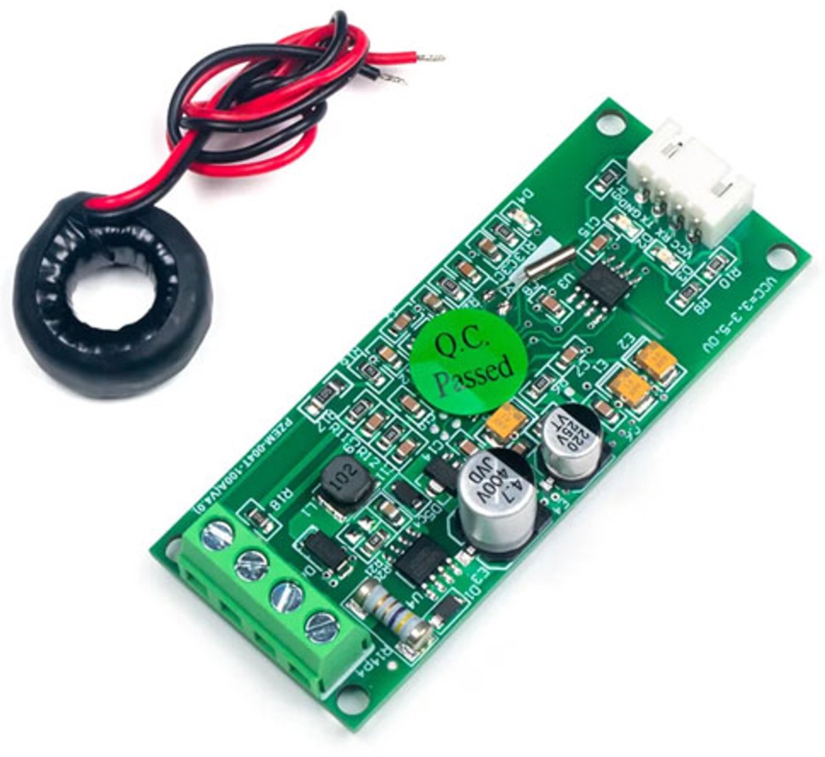 PZEM-004T 100A Power Communication Module met Gesloten CT Stroomtransformator