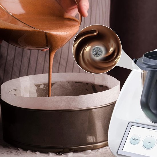 TM5/6, accessoires van melkschuim, transparante verbinding, accessoires voor voedselverwerkende mixers, geschikt voor het maken van cappuccino's, latten enz. (zilver) — afbeelding 5